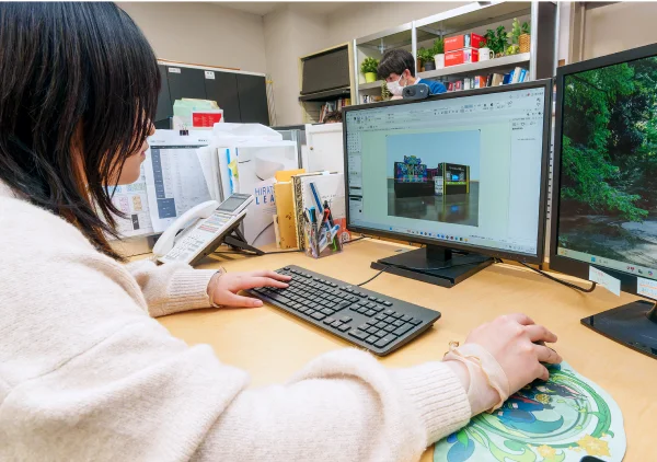 デザイン作業